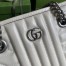 Gucci GG Marmont Small Tote in White Matelasse Leather
