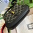 Gucci Jackie 1961 Mini Hobo Bag in Black GG Denim