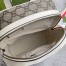 Gucci Ophidia GG Supreme Backpack with White Leather