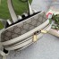 Gucci Ophidia GG Supreme Backpack with White Leather