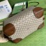 Gucci Duffle Bag in Beige GG Supreme Canvas with Interlocking G