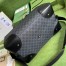 Gucci Duffle Bag in Black GG Supreme Canvas with Interlocking G