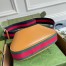 Gucci Attache Small Shoulder Bag in Orange Leather
