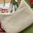 Gucci Attache Small Shoulder Bag in White Leather