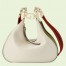Gucci Attache Small Shoulder Bag in White Leather