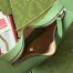 Gucci GG Marmont Half-moon Mini Bag in Green Chevron Leather