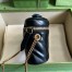 Gucci GG Marmont Mini Beauty Case in Black Chevron Leather
