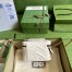 Gucci GG Marmont Mini Beauty Case in White Chevron Leather