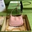 Gucci Jackie 1961 Mini Shoulder Bag in Pink Patent Leather