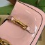 Gucci Jackie 1961 Mini Shoulder Bag in Pink Patent Leather