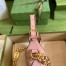 Gucci Jackie 1961 Mini Shoulder Bag in Pink Patent Leather