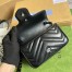 Gucci GG Marmont Belt Bag in Black Matelasse Calfskin