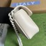 Gucci GG Marmont Belt Bag in White Matelasse Calfskin