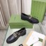 Gucci Women's Loafers in Black Leather with Gucci Logo