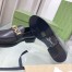 Gucci Women's Loafers in Black Leather with Gucci Logo