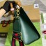 Gucci Diana Small Tote Bag in Green Calfskin