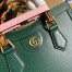Gucci Diana Small Tote Bag in Green Calfskin