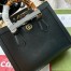 Gucci Diana Small Tote Bag in Black Calfskin