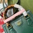 Gucci Diana Mini Tote Bag in Green Calfskin