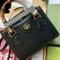 Gucci Diana Mini Tote Bag in Black Calfskin