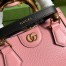 Gucci Diana Mini Tote Bag in Pink Calfskin