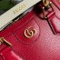 Gucci Diana Mini Tote Bag in Red Calfskin