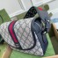 Gucci Ophidia GG Small Shoulder Bag in Blue Supreme Canvas