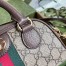 Gucci Ophidia GG Mini Top Handle Bag in Beige Supreme Canvas