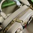 Gucci Ophidia GG Mini Top Handle Bag in White Supreme Canvas