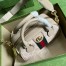 Gucci Ophidia GG Mini Top Handle Bag in White Supreme Canvas