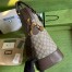 Gucci Savoy Small Bowling Bag in Beige GG Supreme Canvas