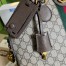 Gucci Savoy Small Bowling Bag in Beige GG Supreme Canvas