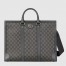 Gucci Men's Ophidia Large Tote Bag in Grey GG Supreme Canvas