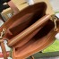 Gucci Jackie 1961 Small Tote Bag in Brown Grained Leather