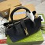 Gucci Jackie 1961 Small Tote Bag in Black Grained Leather