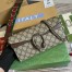 Gucci Dionysus Small Shoulder Bag with Chain in Beige GG Canvas 
