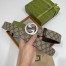 Gucci Blondie Belt 30MM in Beige GG Supreme Canvas