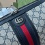 Gucci Savoy Toiletry Case in Blue GG Supreme Canvas
