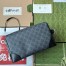 Gucci Toiletry Case in Black GG Canvas with Interlocking G