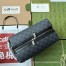 Gucci Toiletry Case in Black GG Canvas with Interlocking G