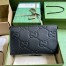 Gucci Pouch in Black Jumbo GG Leather