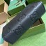 Gucci Pouch in Black Jumbo GG Leather