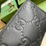 Gucci Pouch in Black Jumbo GG Leather