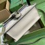 Gucci Dionysus Small Top Handle Bag in White GG Supreme Canvas
