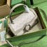 Gucci Dionysus Small Top Handle Bag in White GG Supreme Canvas