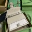 Gucci Dionysus Small Top Handle Bag in White GG Supreme Canvas