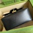 Gucci GG Marmont Square Mini Bag in Black Chevron Leather