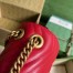 Gucci GG Marmont Square Mini Bag in Red Chevron Leather