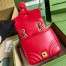 Gucci GG Marmont Square Mini Bag in Red Chevron Leather