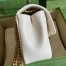Gucci GG Marmont Square Mini Bag in White Chevron Leather